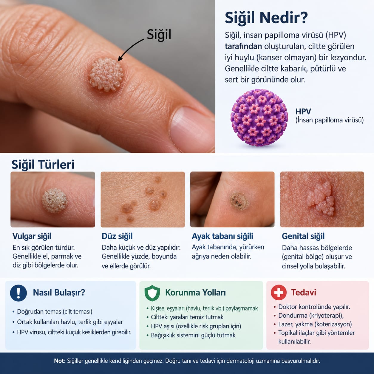 Erkek Genital Siğil (HPV, Kondilom, Verruka) Nedir, Tedavileri Nelerdir?